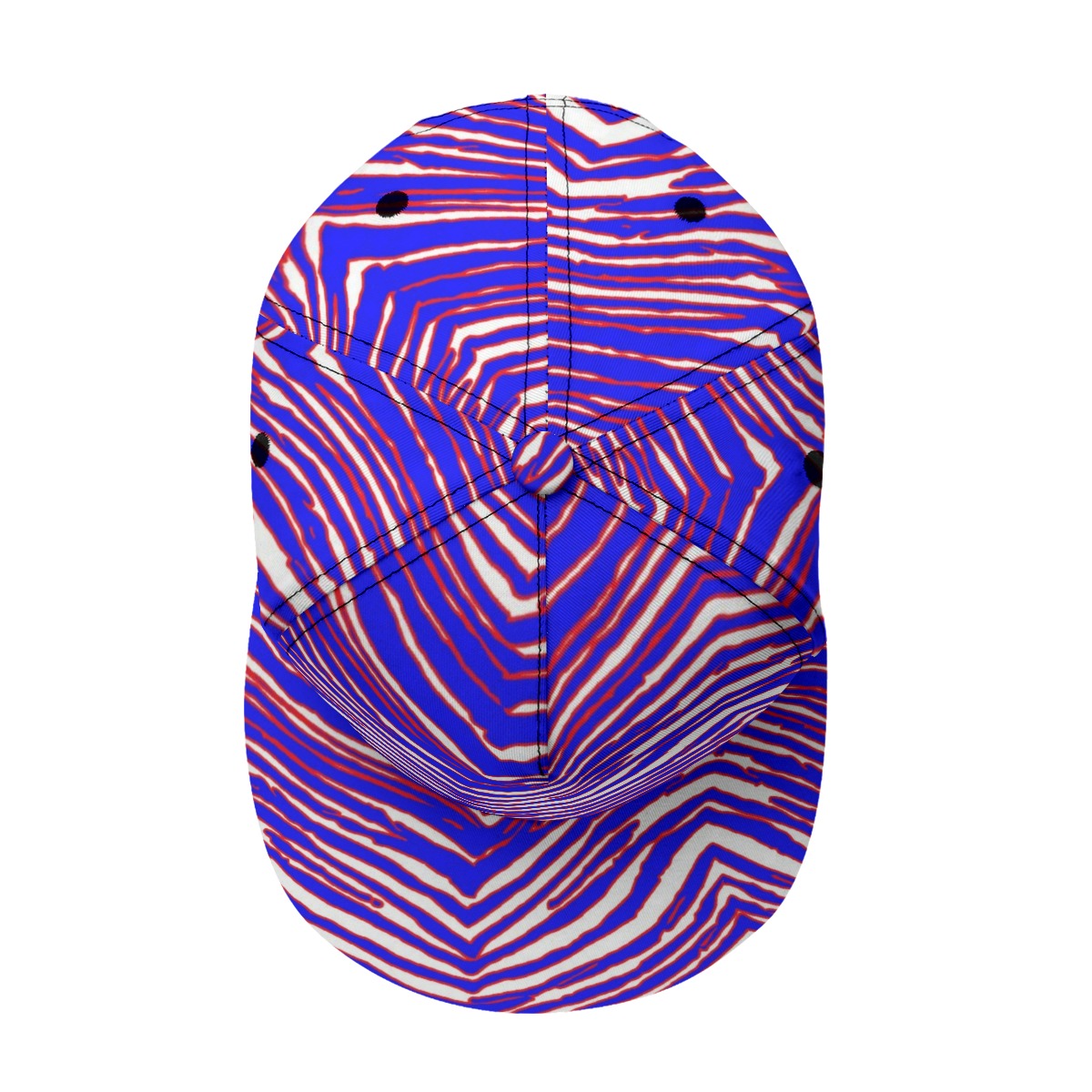 Buffalo Bills Zubaz All-Over Print Flat-Brim Baseball Cap With Box - Image 4