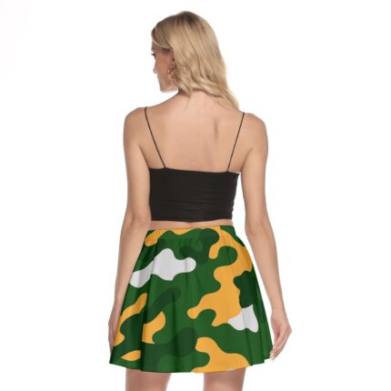 Green Bay Packers All-Over Print Women's Mini Skirt