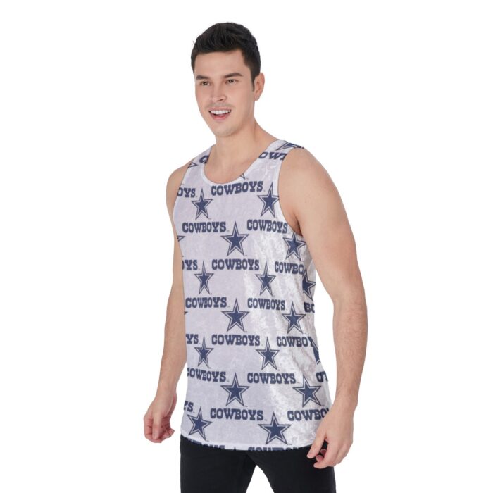 Dallas Cowboys Zubaz All-Over Print Men's Tank Top | Velvet - Image 2