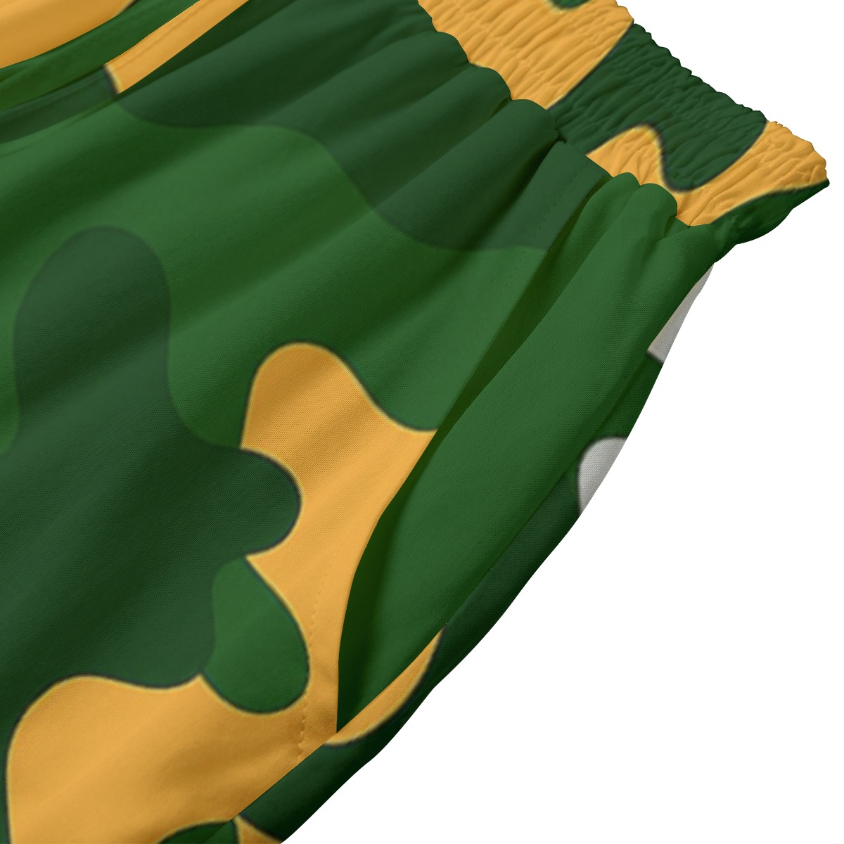 Green Bay Packers All-Over Print Women's Shorts With Drawstring | Rayon - Image 3