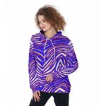 Buffalo Bills Zubaz All-Over Print Women's Pullover Hoodie - Image 2