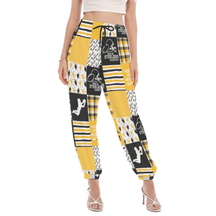 Pittsburgh Steelers All-Over Print Women's Slim Bloomers - Image 2
