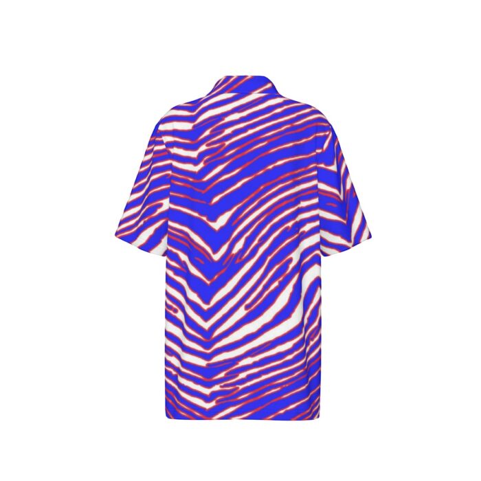 Buffalo Bills Zubaz All-Over Print Teenage Polo Collar Jersey |210GSM - Image 2