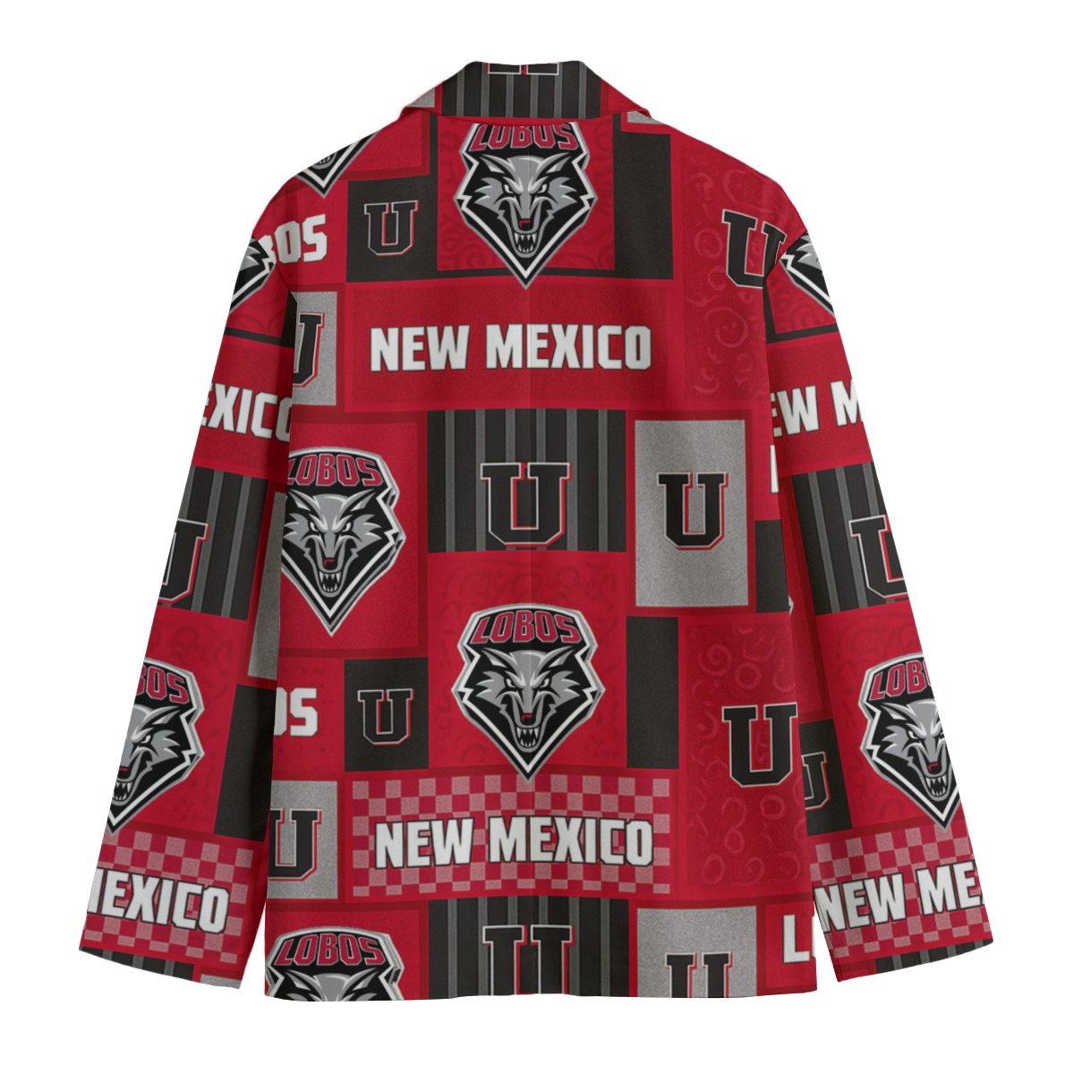 New Mexico Lobos game day suit Flat Lapel Collar Blazer - Image 2