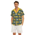 Green Bay Packers All-Over Print Men's Deep V-neck Short Sleeve T-shirt - Image 4