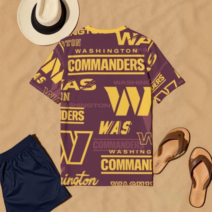 Washington Commanders  O-Neck T-Shirt | 190GSM Cotton - Image 2