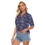 New England Patriots Zubaz All-Over Print Women's V-neck Shirts