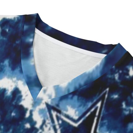 Dallas Cowboys Zubaz Eco-friendly All-over Print Unisex V-neck T-Shirt