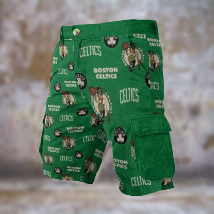 Boston Celtics Cargo Shorts - Image 3