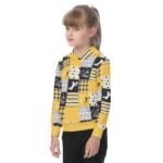Pittsburgh Steelers Zubaz All-Over Print Oversized Kid's Hoodie - Image 2