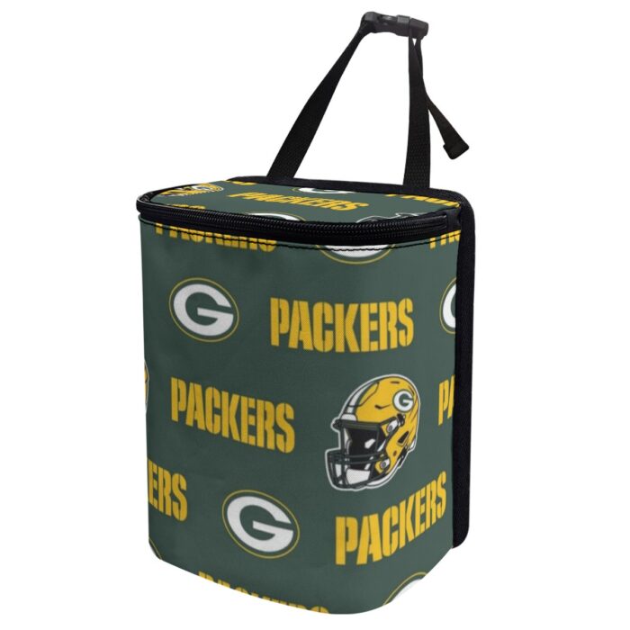 Green Bay Packers Car Hanging Trash Bin - Image 2