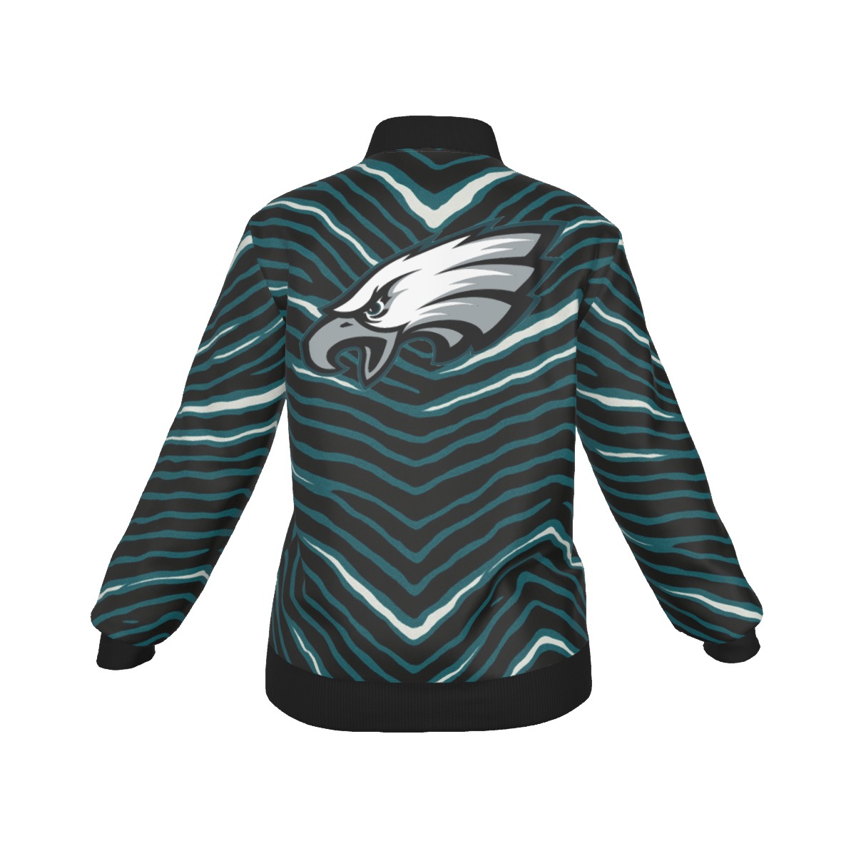 Philadelphia Eagles Zubaz All-Over Print Women's Jacket - Image 2