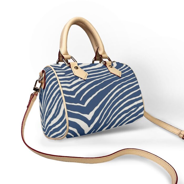 Dallas Cowboys Zubaz Classic Barrel-Shaped PU Leather Handbag - Image 5