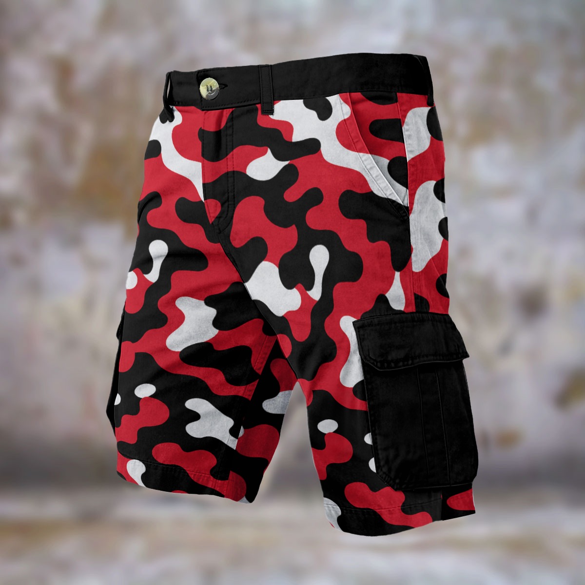 Atlanta Falcons camo Cargo Shorts - Image 3