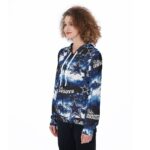Dallas Cowboys Zubaz All-Over Print Women's Zip Up Hoodie - Image 4