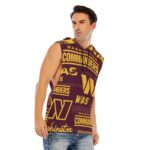Washington Commanders Men’s Sleeveless Pullover Hoodie - Image 2