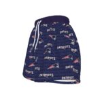 New England Patriots Zubaz All-Over Print Women's Sports Shorts - Image 2