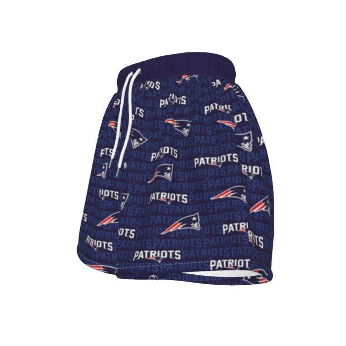 New England Patriots Zubaz All-Over Print Women's Sports Shorts - Image 2