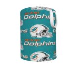 Miami Dolphins Zubaz All-Over Print Foldable Laundry Basket - Image 2