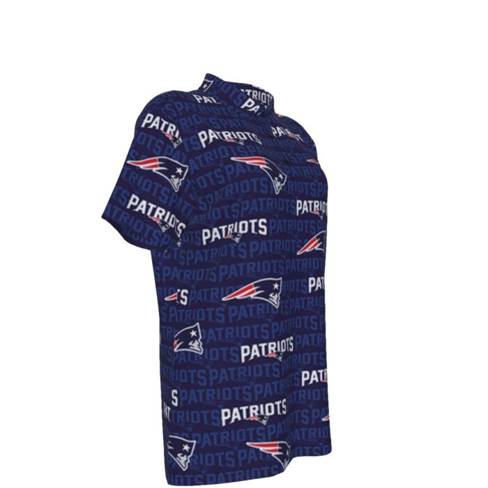 New England Patriots Zubaz All-Over Print Women's Polo Shirt - Image 3