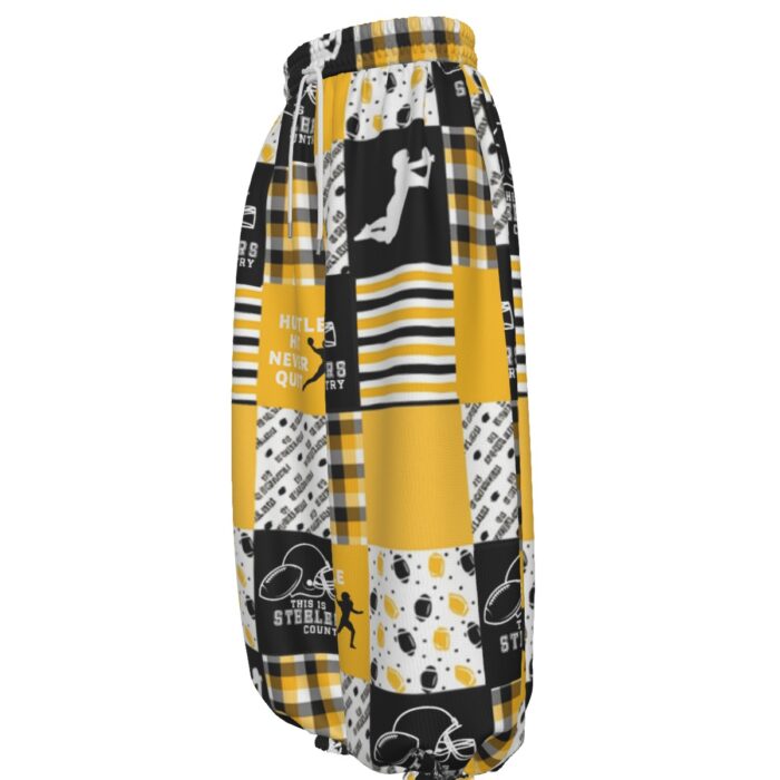 Pittsburgh Steelers Zubaz All-Over Print Unisex Lantern Pants - Image 1