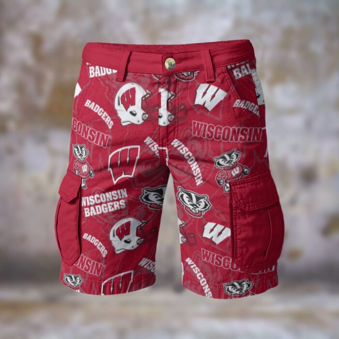 Wisconsin Madison - Badgers Cargo Shorts - Image 1
