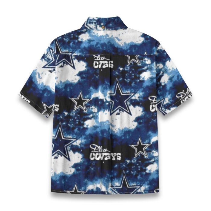 Dallas Cowboys Zubaz All-Over Print Children's Shirt With Pocket | 125GSM Cotton - Image 3