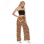 Washington Commanders Women's Side Slit Snap Button Trousers - Image 2