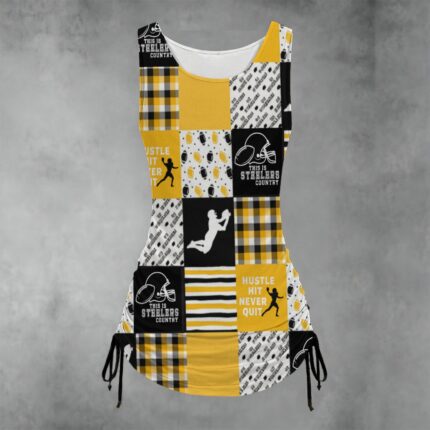 Pittsburgh Steelers All-over print Women's Layered Dress sets