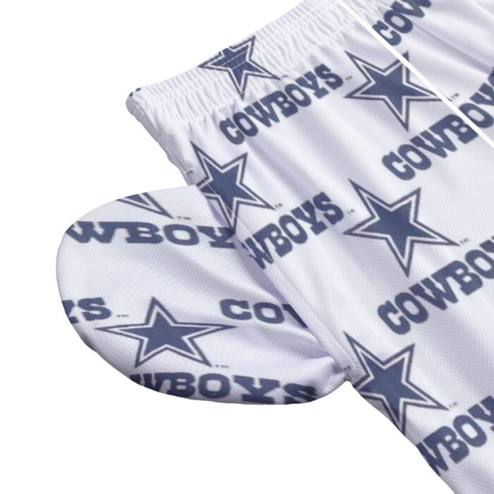 Dallas Cowboys Zubaz All-Over Print Men's Pocket Customizable Shorts - Image 3
