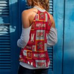 Maryland - Terrapins Women's Cold Shoulder Sweatirt - Image 2