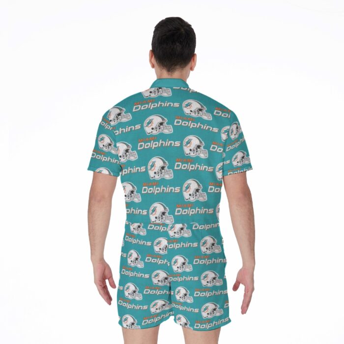 Miami Dolphins Zubaz All-Over Print Men's Rompers - Image 1