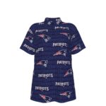 New England Patriots Zubaz All-Over Print Women's Polo Shirt - Image 4