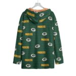 Green Bay Packers All-Over Print Kid's Plush Windbreaker