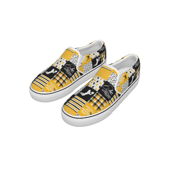 Pittsburgh Steelers Zubaz Women's Slip On Sneakers - Image 1