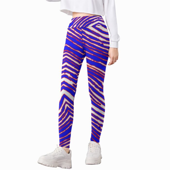 Buffalo Bills Zubaz All-Over Print Kid's Leggings - Image 3