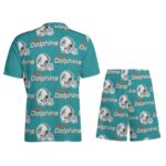 Miami Dolphins Zubaz All-Over Print Children's Sports T-Shirt Set - Image 2