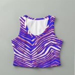 Buffalo Bills Zubaz All-Over Print High-Stretch Short Women's Tank Top - Image 2
