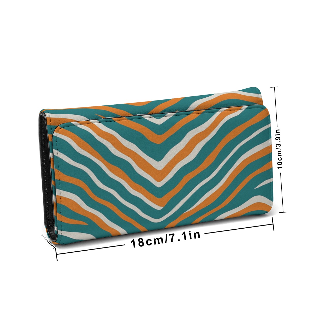 Miami Dolphins Zubaz Foldable Wallet - Image 2