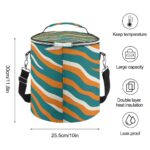 Miami Dolphins Zubaz Insulated Cylinder Cooler Bag - Image 3
