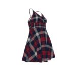 New England Patriots Zubaz All-Over Print Women‘s Cross Cami Dress - Image 2