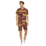 Washington Commanders  Men's Short Sleeve Shirt Set