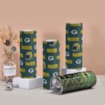 Green Bay Packers Tumbler with twinkle surface  20oz - Image 2