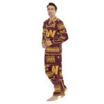 Washington Commanders  Men's Lapel Pajama Set - Image 2