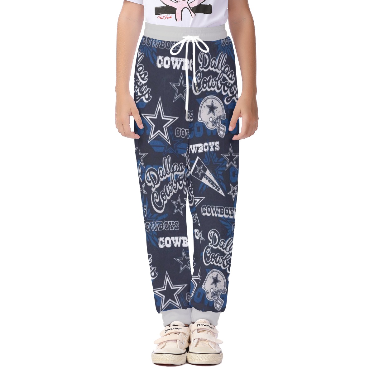 Dallas Cowboys Zubaz All-Over Print Kid's Casual Pants - Image 4