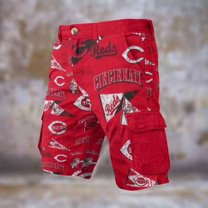 Cincinnati Reds Cargo Shorts - Image 3