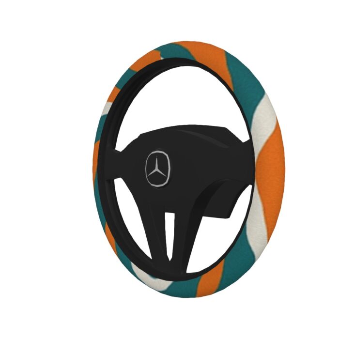 Miami Dolphins Zubaz All-over Print Steering Wheel Cover - Image 2