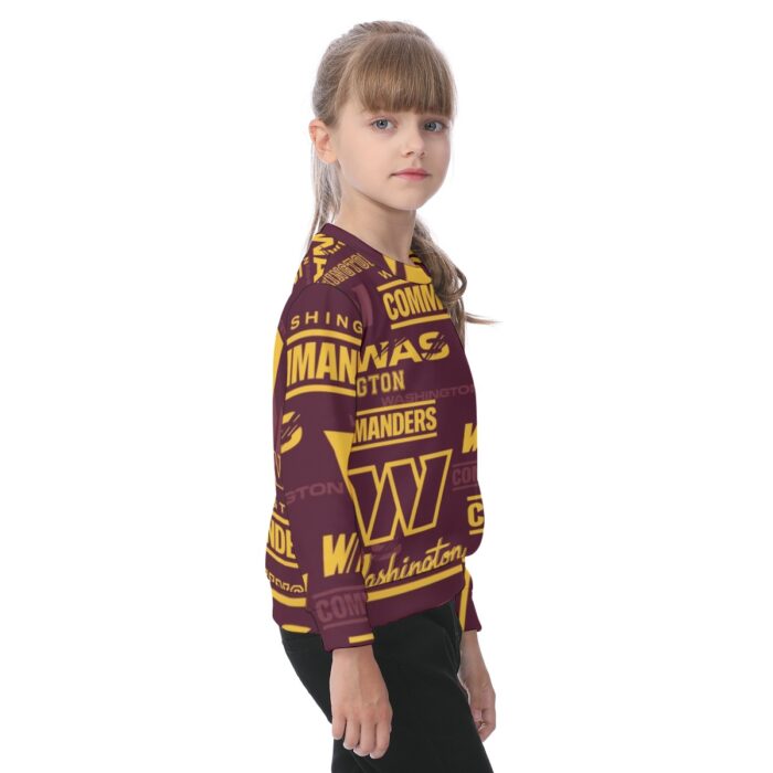 Washington Commanders  Kid's Heavy Fleece Sweatshirt - Image 2