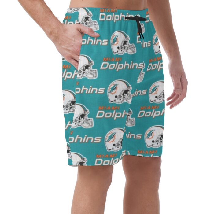 Miami Dolphins Zubaz All-Over Print Men's Casual Shorts - Image 3