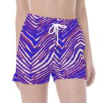 Buffalo Bills Zubaz All Over Print Wide Waistband Sport Shorts - Image 2